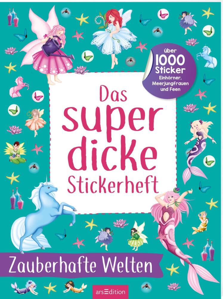 Das superdicke Stickerheft - Zauberhafte Welten main product photo