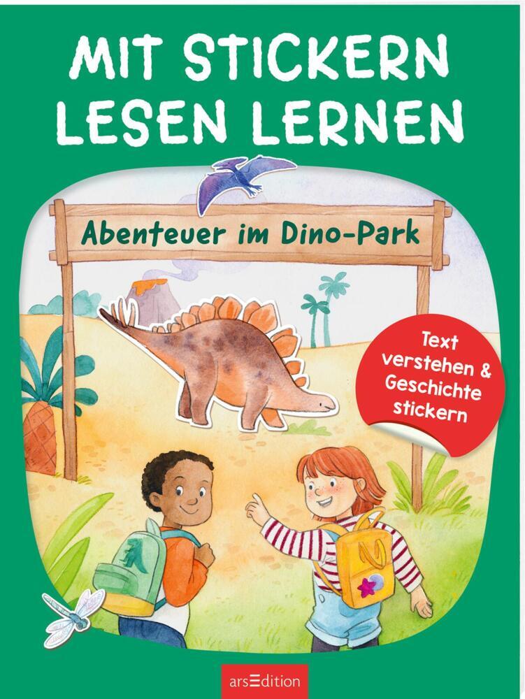 Mit Stickern Lesen lernen - Abenteuer im Dino-Park main product photo
