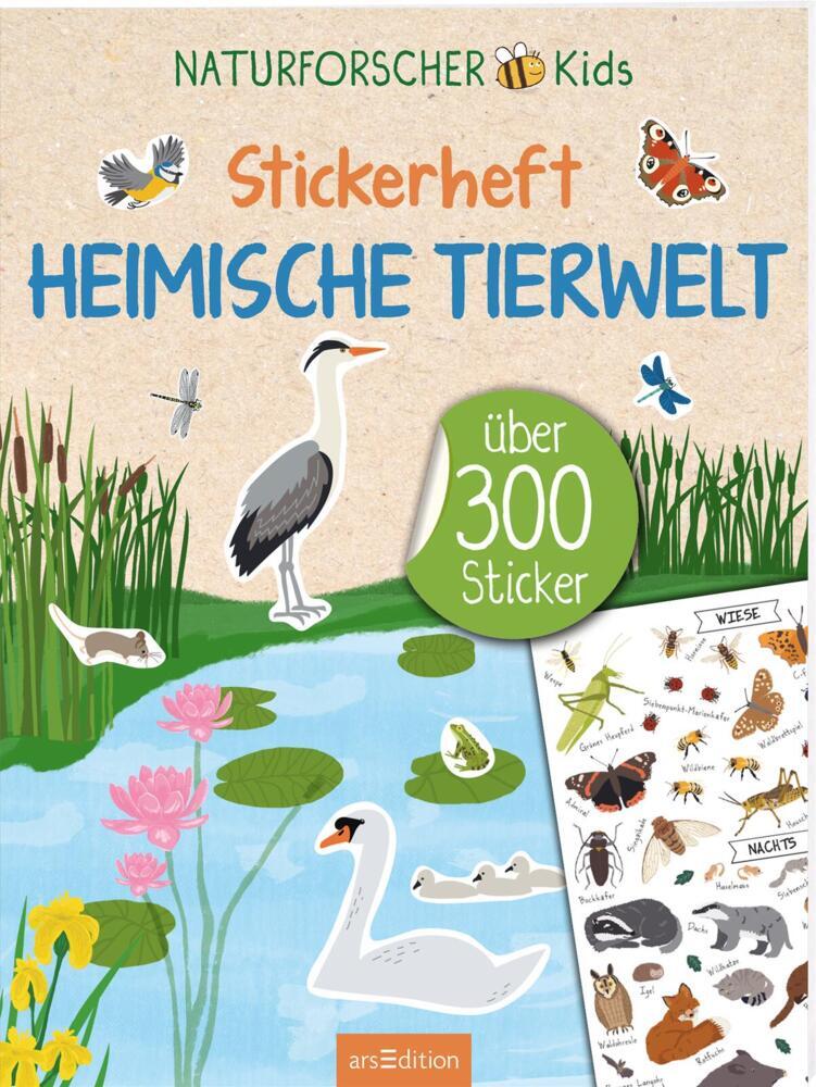 Naturforscher-Kids - Stickerheft Heimische Tierwelt main product photo