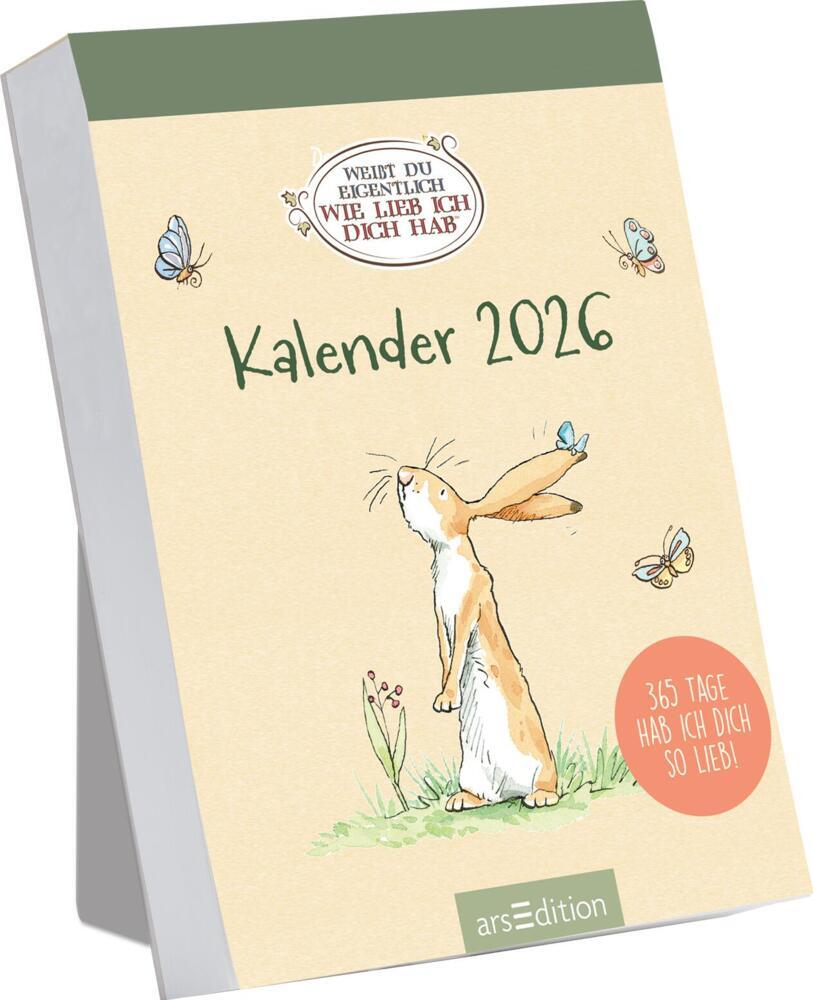 Abreißkalender Weißt du eigentlich, wie lieb ich dich hab? 2026 main product photo