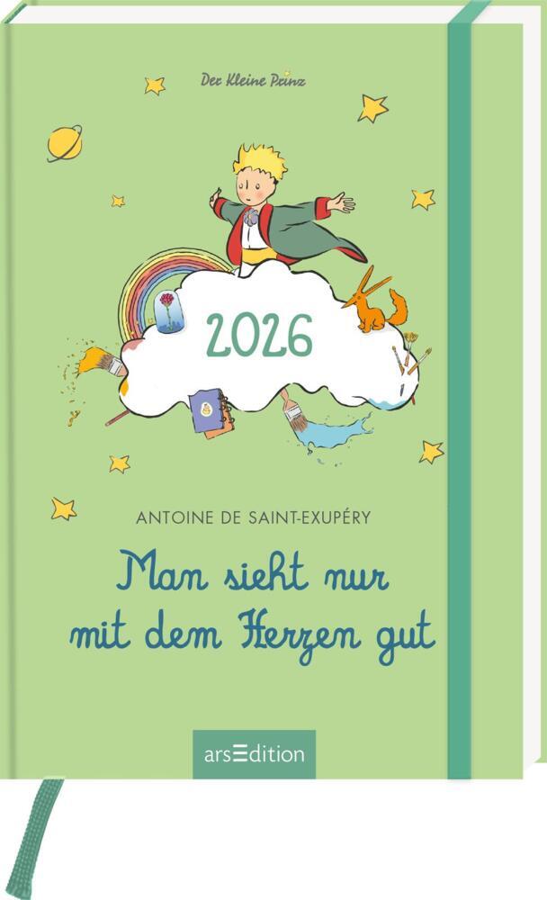 Buchkalender Man sieht nur mit dem Herzen gut 2026 main product photo