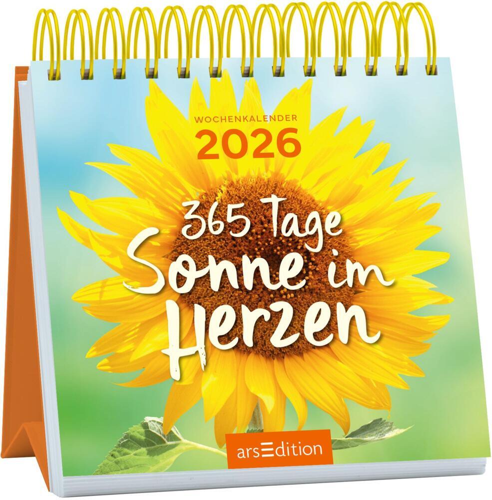 Mini-Wochenkalender 365 Tage Sonne im Herzen 2026 main product photo