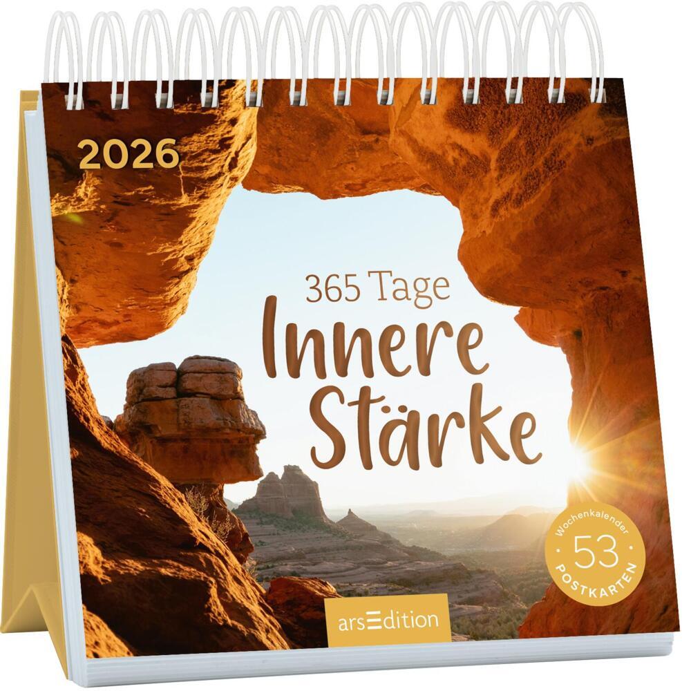 Postkartenkalender 365 Tage Innere Stärke 2026 main product photo