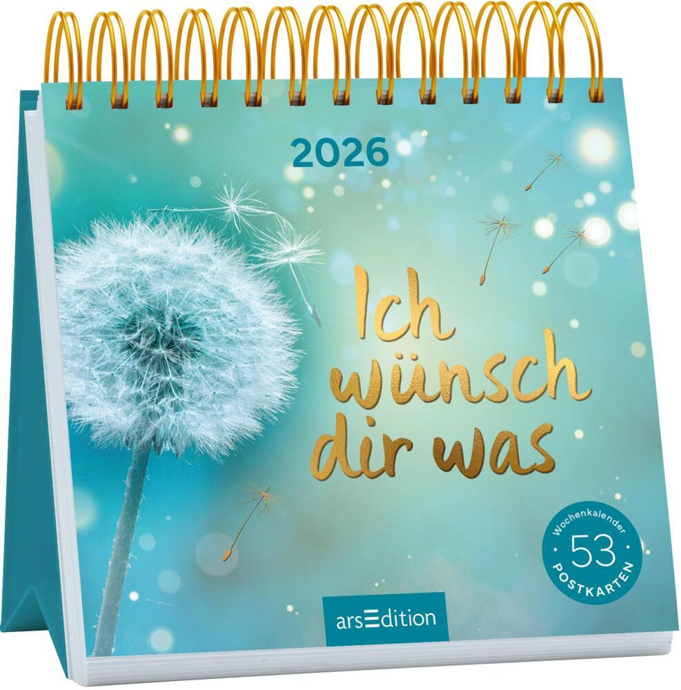 Postkartenkalender Ich wünsch dir was 2026 main product photo