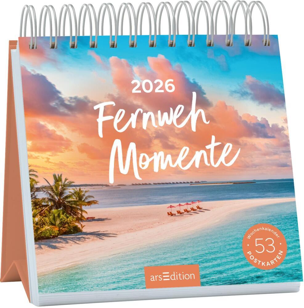 Postkartenkalender Fernwehmomente 2026 main product photo