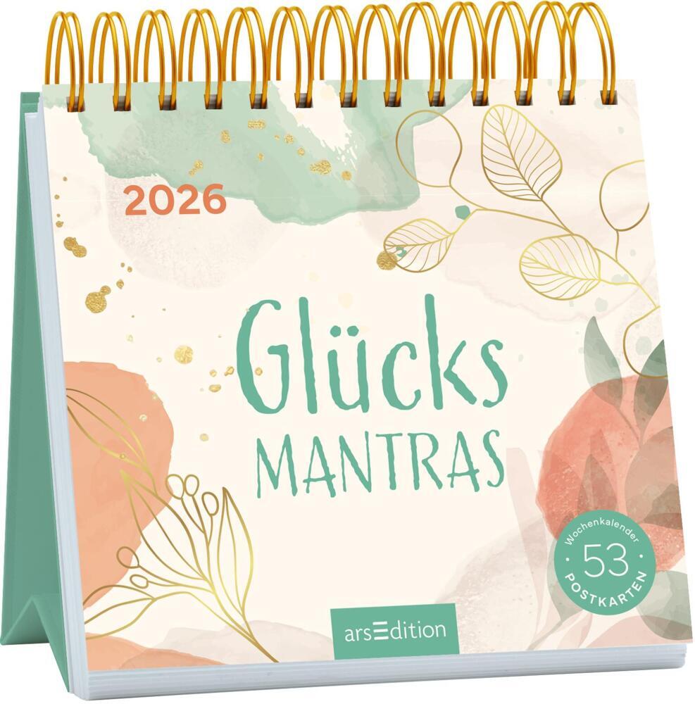 Postkartenkalender Glücksmantras 2026 main product photo