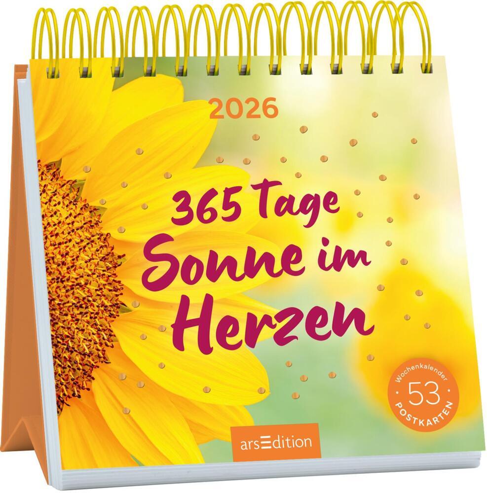 Postkartenkalender 365 Tage Sonne im Herzen 2026 main product photo
