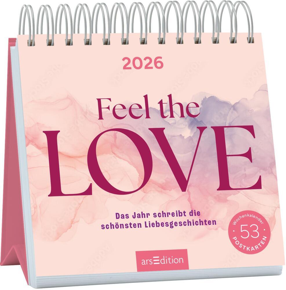 Postkartenkalender Feel the love 2026 main product photo