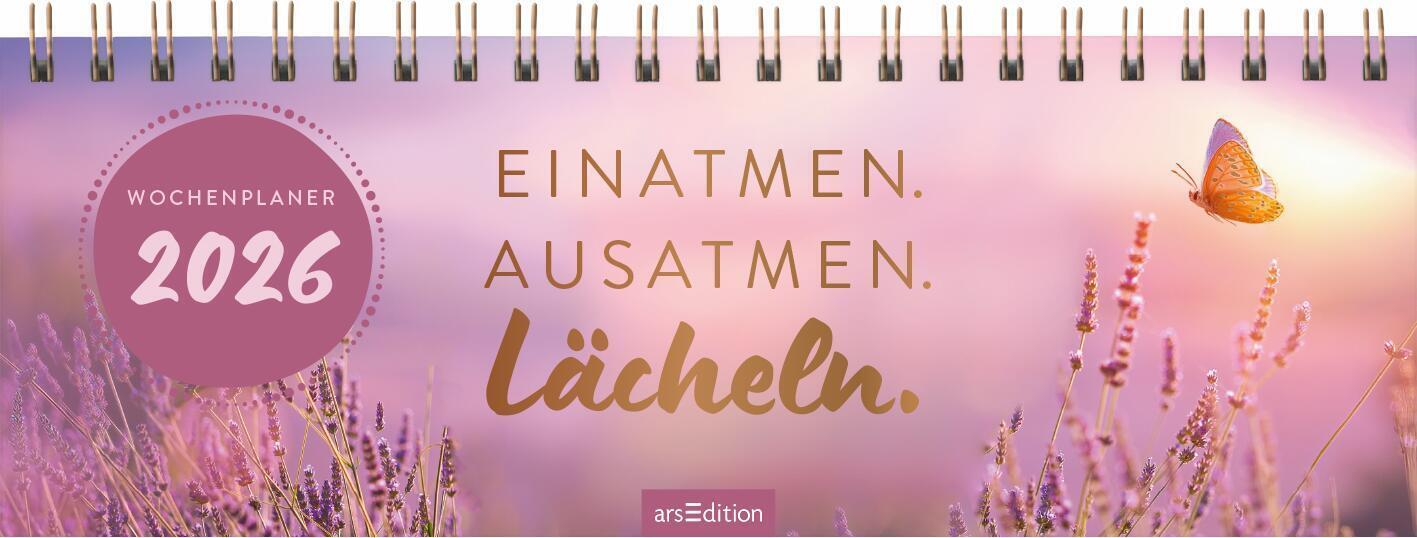 Tischkalender Einatmen. Ausatmen. Lächeln. 2026 main product photo