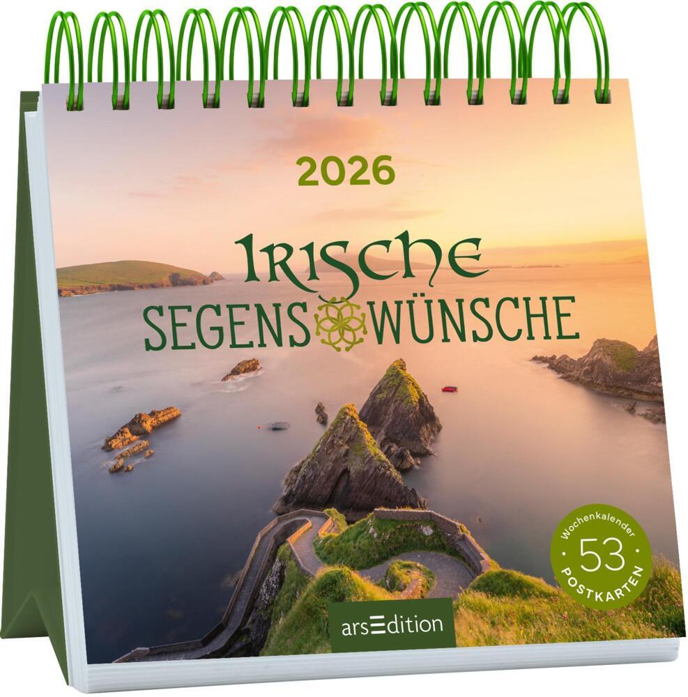 Postkartenkalender Irische Segenswünsche 2026 main product photo