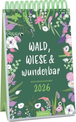 Wochenkalender Wald, Wiese & wunderbar 2026