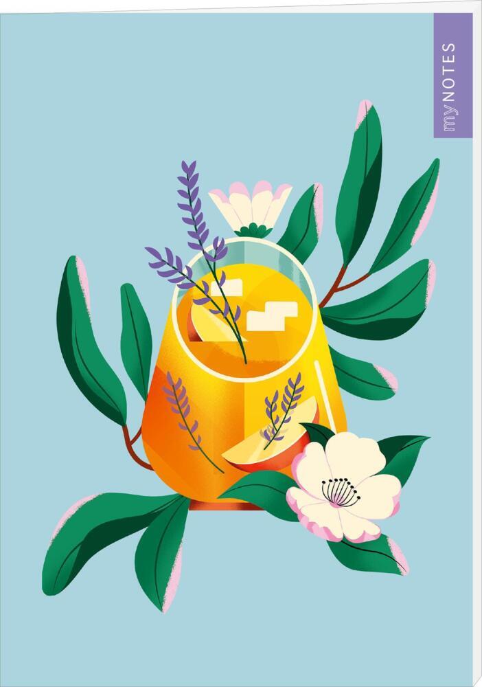 myNOTES Papeterie: Notizheft Farben des Sommers - Limonade main product photo