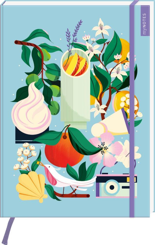 myNOTES Papeterie: Notizbuch A4 Farben des Sommers main product photo