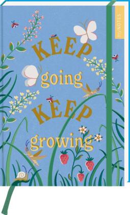 myNOTES Papeterie: Notizbuch A5 Cottage Style: Keep going keep growing