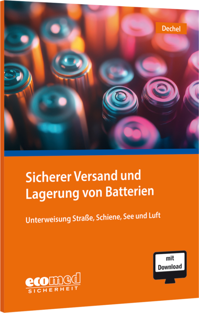 Sicherer Versand und Lagerung von Batterien, m. 1 Buch, m. 1 Online-Zugang main product photo