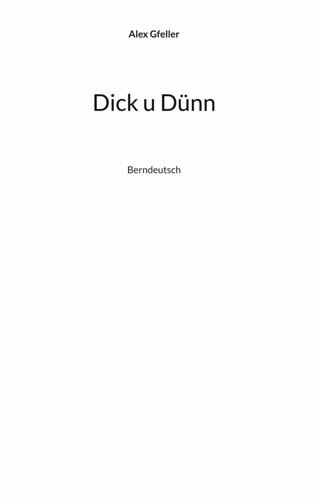 Dick u Dünn main product photo
