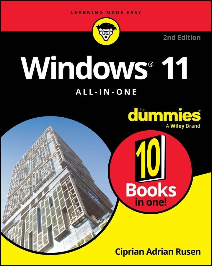 Windows 11 All-in-One For Dummies, 2nd Edition main product photo