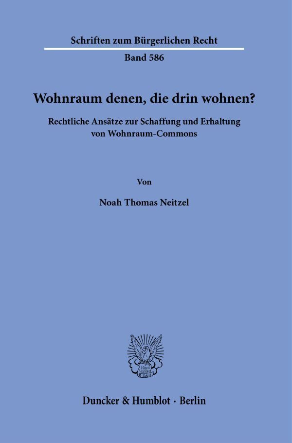 Wohnraum denen, die drin wohnen? main product photo