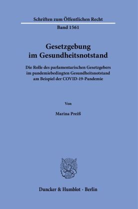 Gesetzgebung im Gesundheitsnotstand