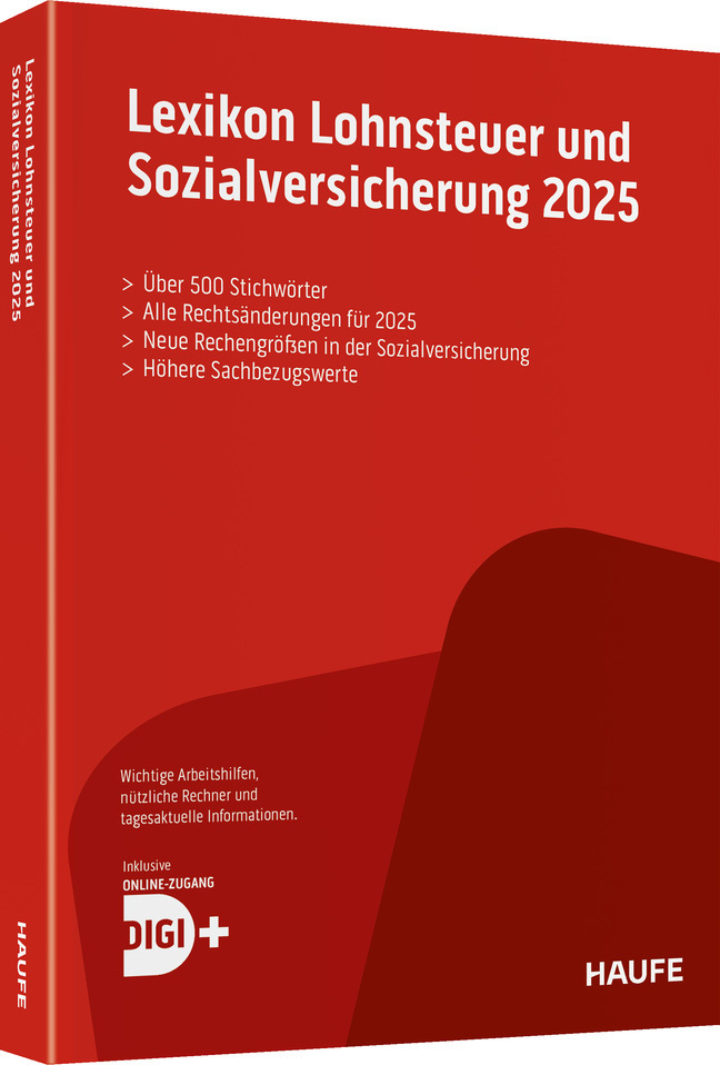 Lexikon Lohnsteuer und Sozialversicherung 2025 plus Onlinezugang main product photo