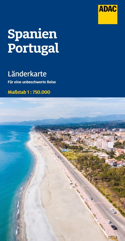 ADAC Länderkarte Spanien, Portugal 1:750.000 main product photo