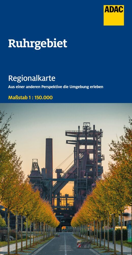 ADAC Regionalkarte 07 Ruhrgebiet 1:150.000 main product photo