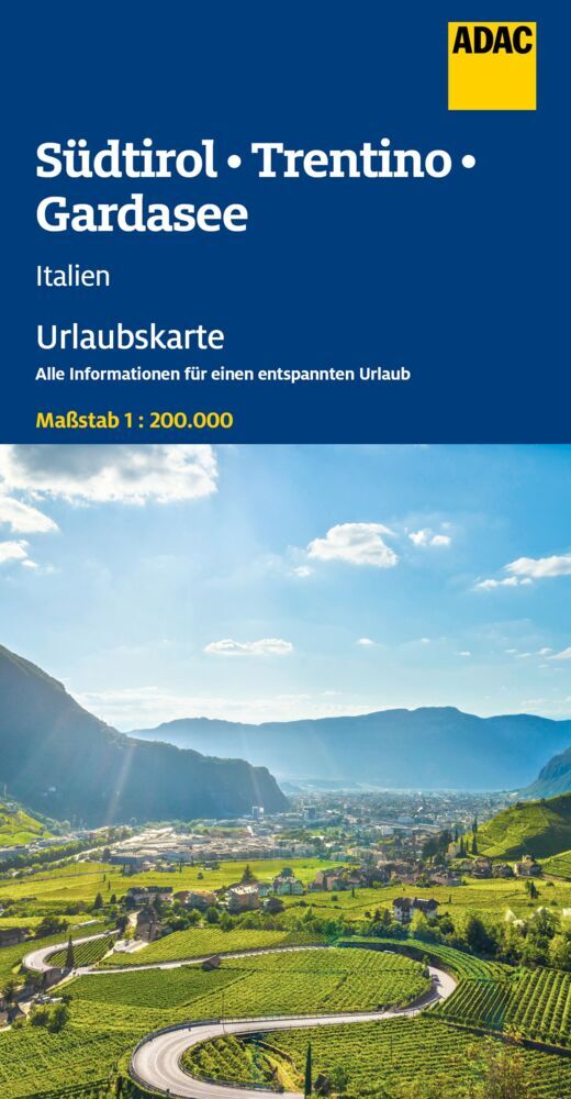 ADAC Urlaubskarte Südtirol, Trentino, Gardasee 1:200.000 main product photo