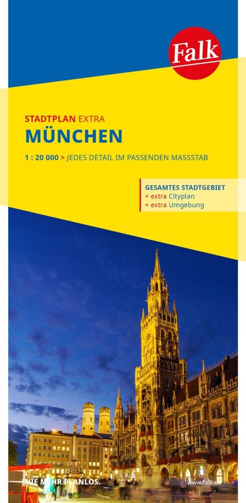 Falk Stadtplan Extra München 1:20.000 main product photo