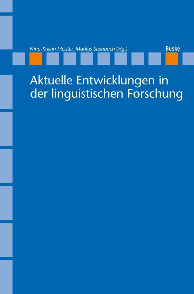 Aktuelle Entwicklungen in der linguistischen Forschung main product photo