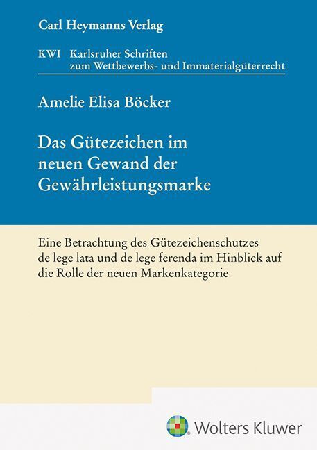 Das Gütezeichen im neuen Gewand der Gewährleistungsmarke (KWI 48) main product photo