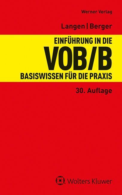 Einführung in die VOB/B main product photo