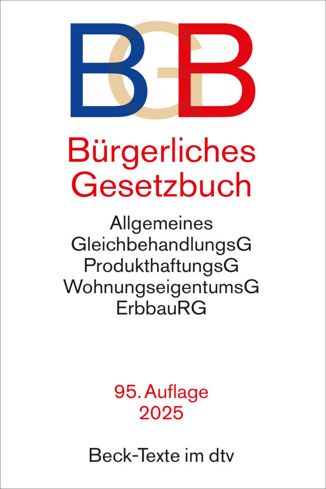 Bürgerliches Gesetzbuch BGB main product photo