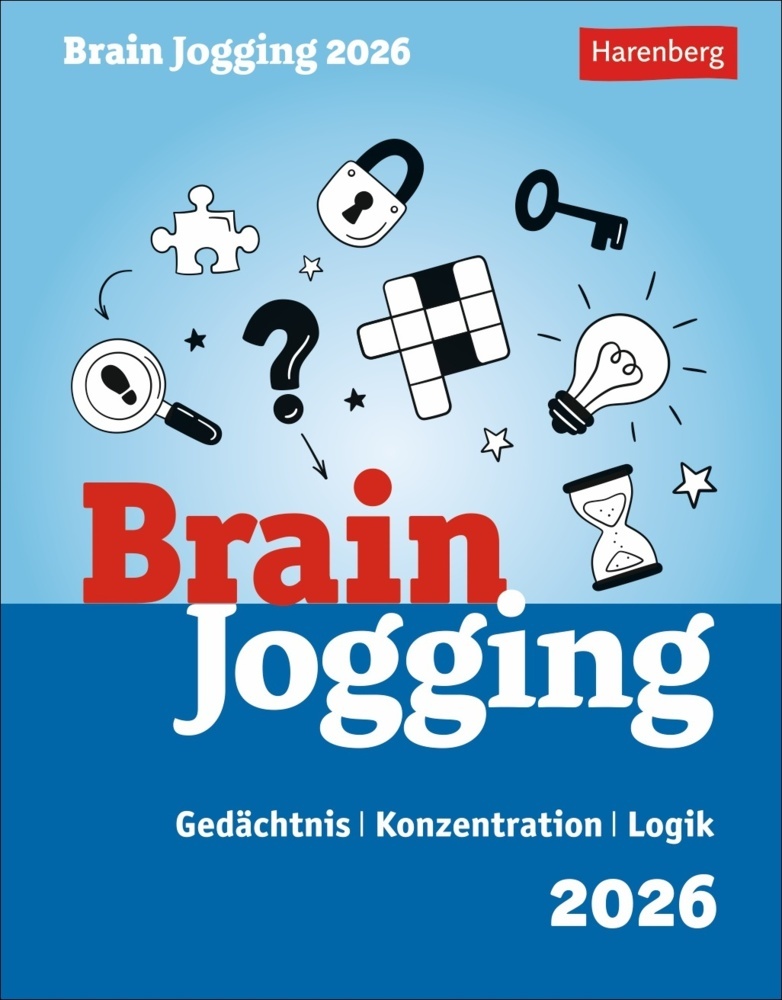 Brain Jogging Tagesabreißkalender 2026 - Gedächtnis, Konzentration, Logik main product photo