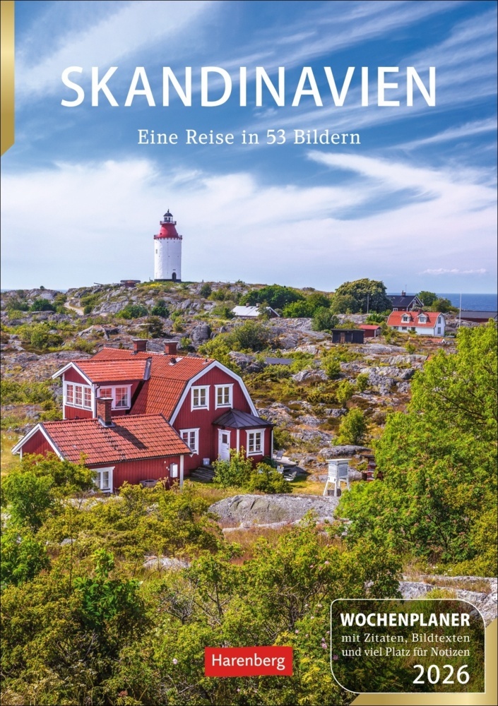 Skandinavien Wochenplaner 2026 - Eine Reise in 53 Bildern main product photo