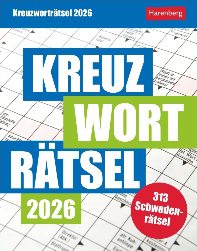 Kreuzworträtsel Tagesabreißkalender 2026 main product photo