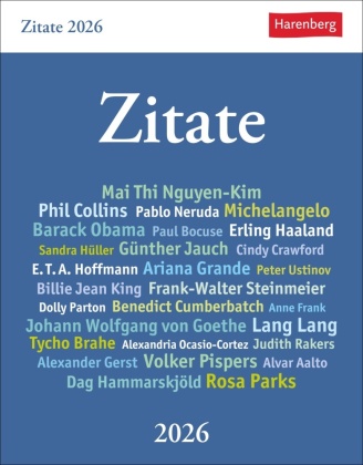 Zitate Tagesabreißkalender 2026