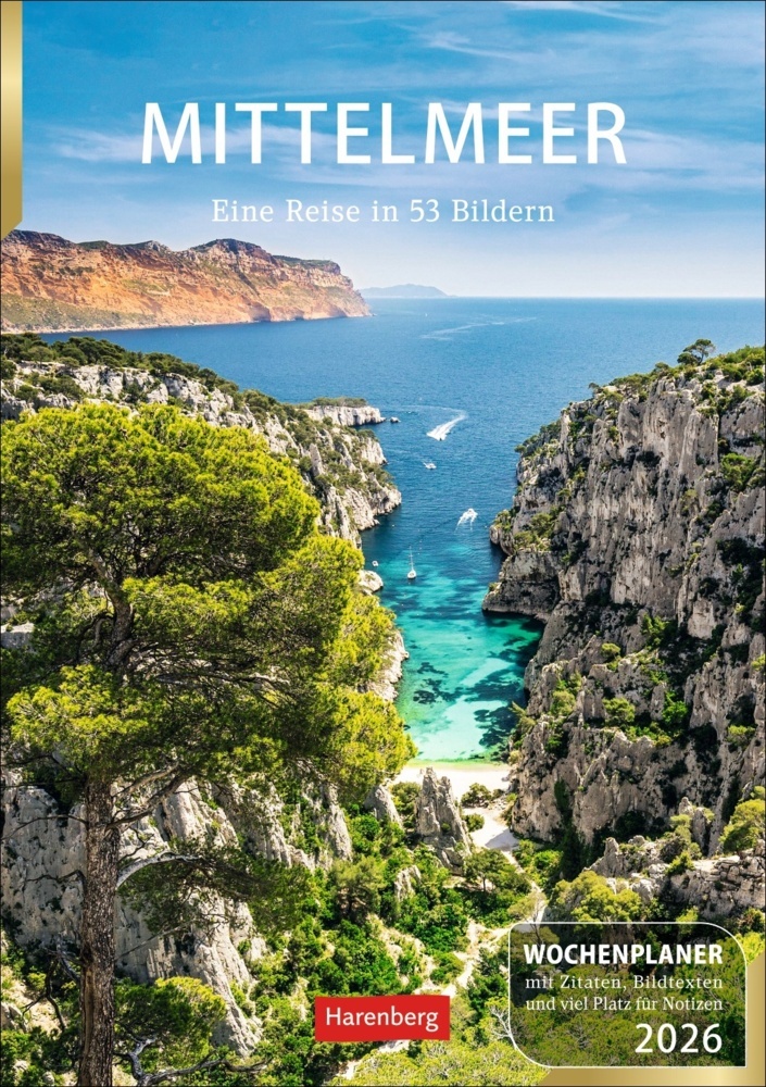 Mittelmeer Wochenplaner 2026 - Eine Reise in 53 Bildern main product photo