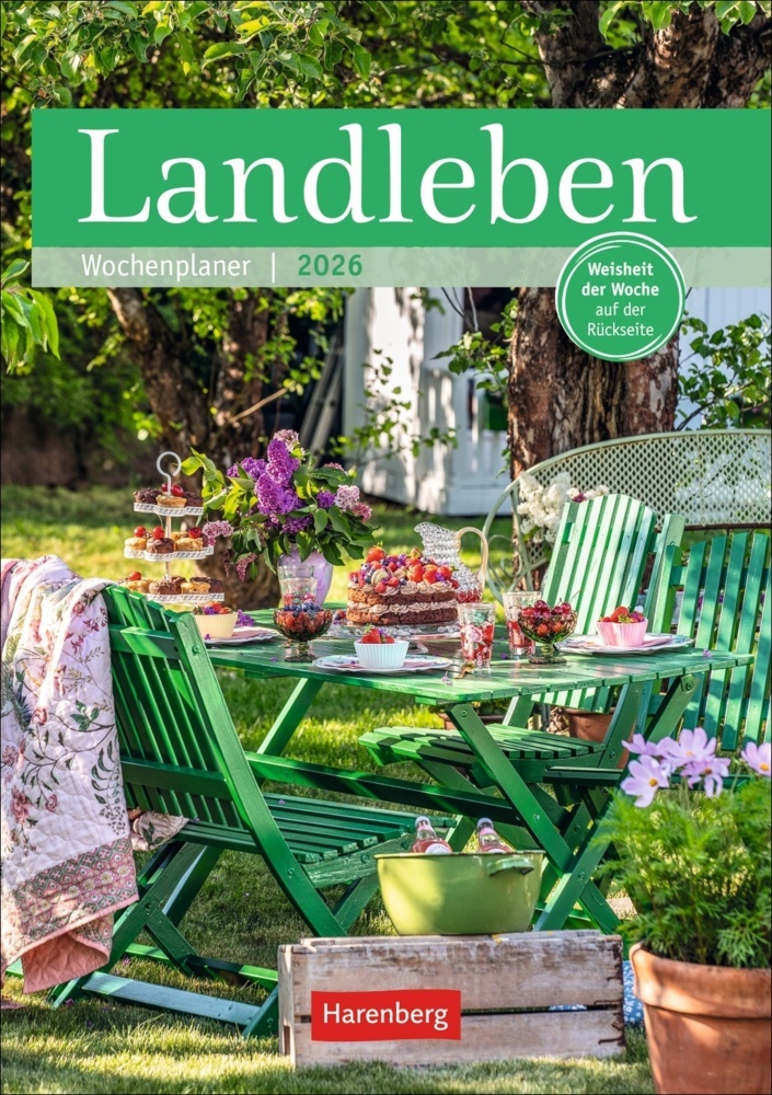 Landleben Wochenplaner 2026 - 53 Blatt mit Weisheit der Woche auf der Rückseite main product photo