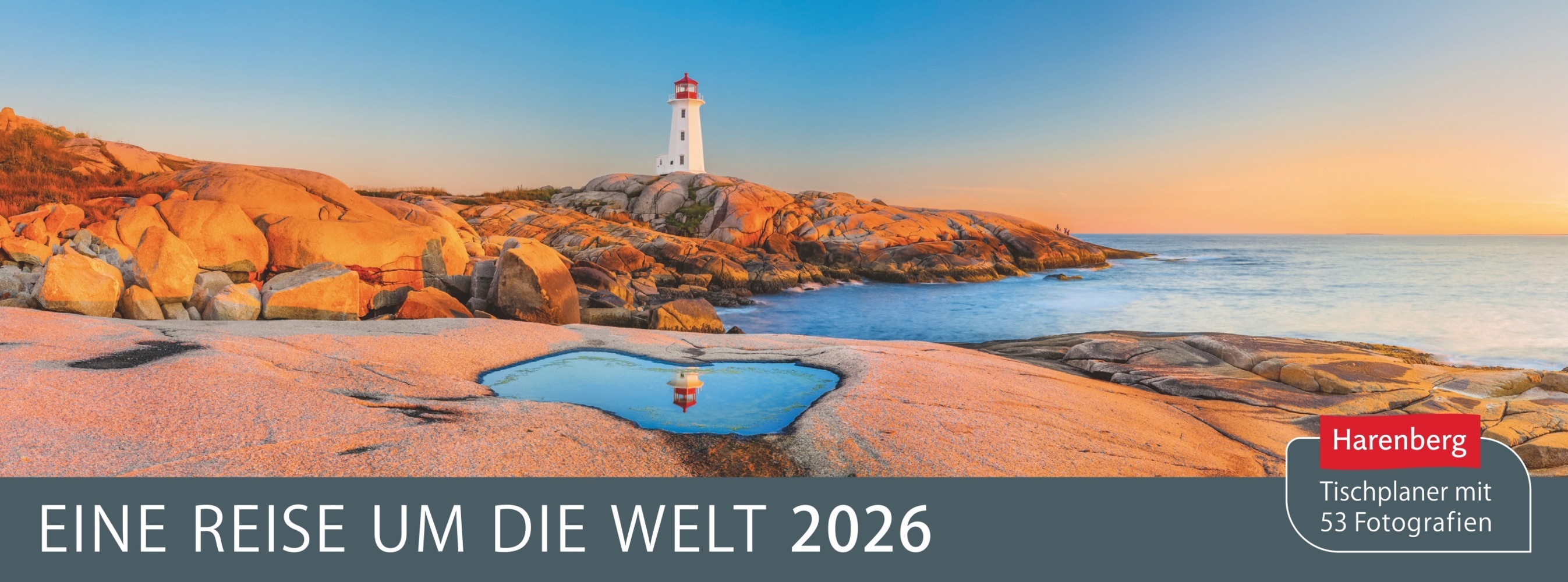 Eine Reise um die Welt Premium-Tischplaner 2026 - Wochenkalender mit 53 Fotografien main product photo