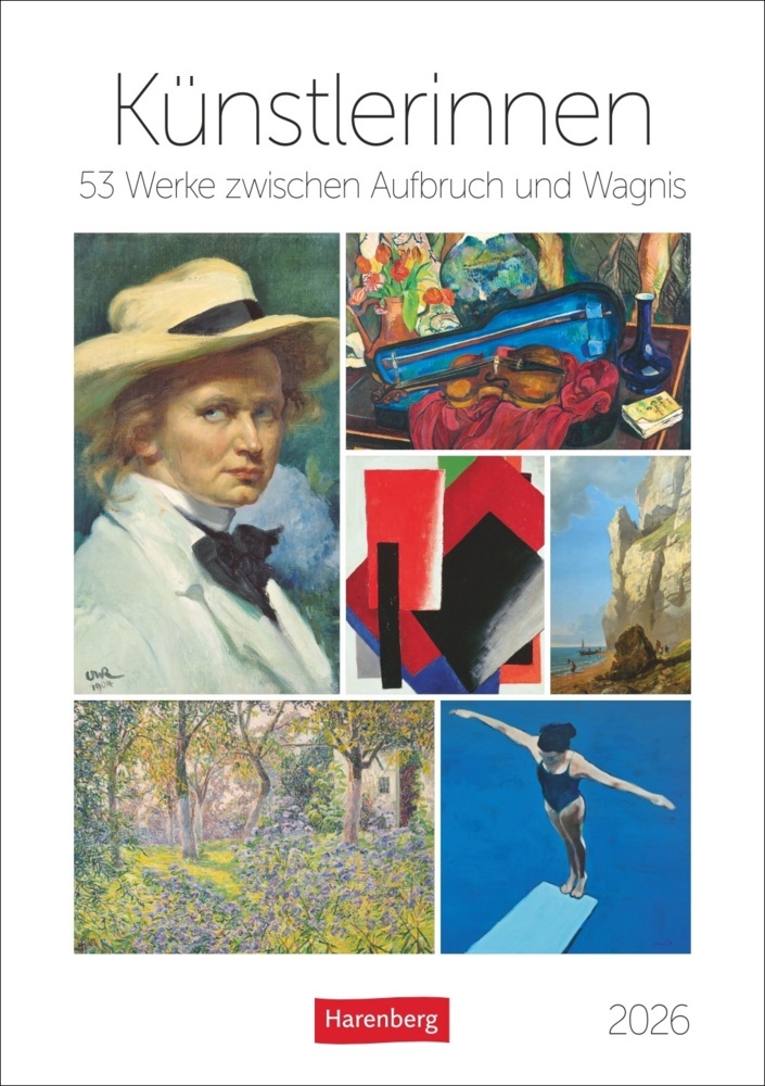 Künstlerinnen Wochen-Kulturkalender 2026 - 53 Werke zwischen Aufbruch und Wagnis main product photo