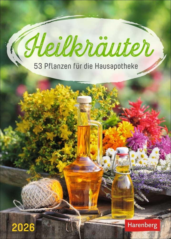 Heilkräuter Wochenkalender 2026 - 53 Pflanzen für die Hausapotheke main product photo