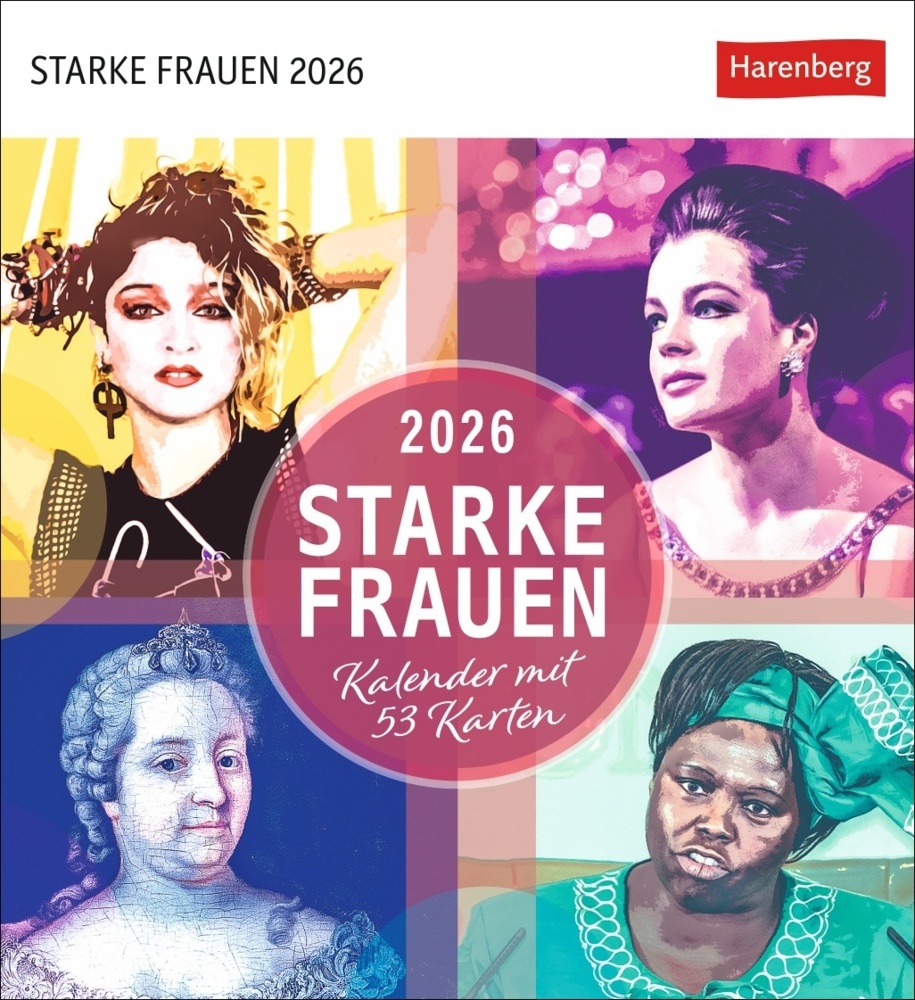 Starke Frauen Postkartenkalender 2026 - Kalender mit 53 Karten main product photo