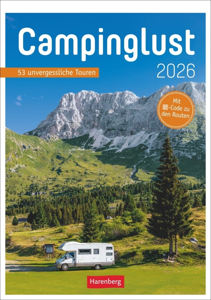 Campinglust Wochen-Kulturkalender 2026 - 53 unvergessliche Touren main product photo