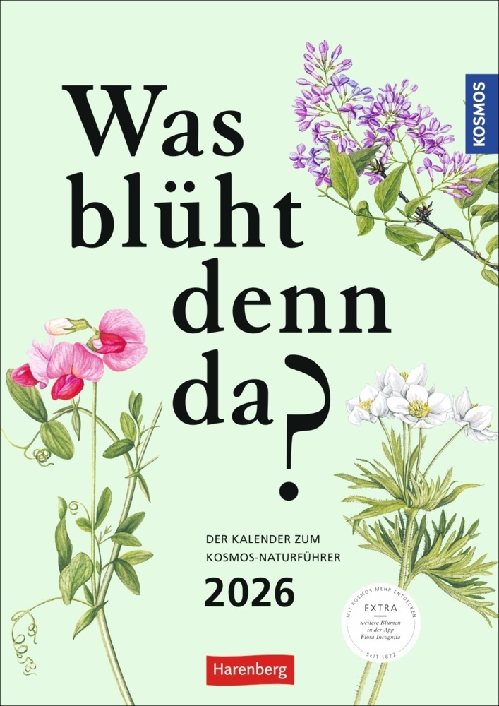 KOSMOS Was blüht denn da? Wochenplaner 2026 - Der Kalender zum KOSMOS-Naturführer main product photo