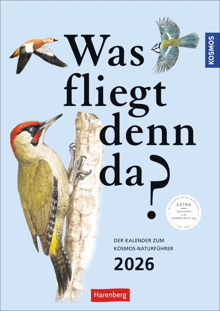 KOSMOS Was fliegt denn da? Wochenplaner 2026 - Der Kalender zum KOSMOS-Naturführer main product photo