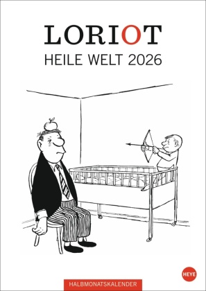 Loriot Heile Welt Halbmonatskalender 2026