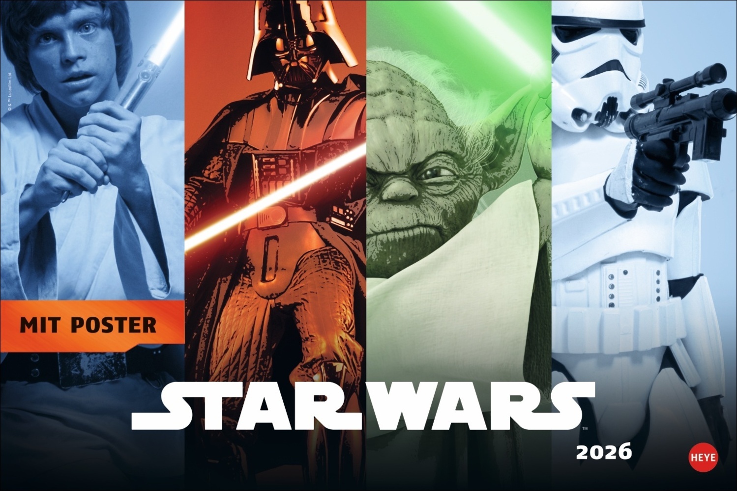 Star Wars Broschur XL Kalender 2026 main product photo