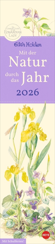 Edith Holden: Mit der Natur durchs Jahr Kalender 2026 main product photo