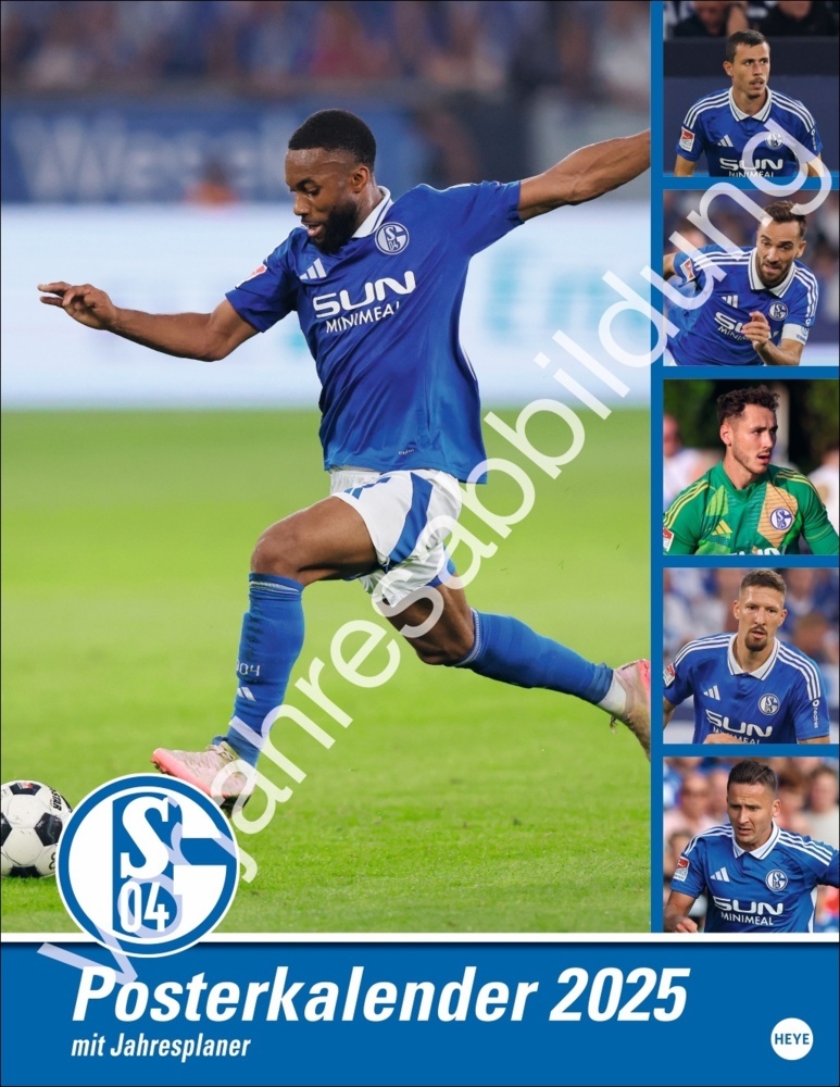Schalke 04 Posterkalender 2026 main product photo