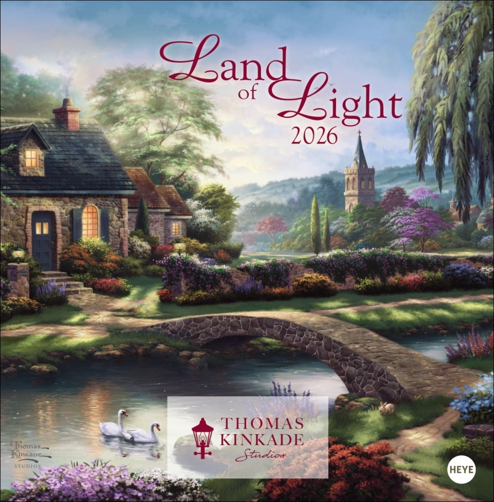 Thomas Kinkade: Land of Light Broschurkalender 2026 main product photo